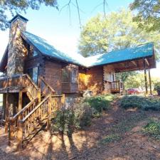 Log Home Surface Stripping And Staining In Jasper GA 51